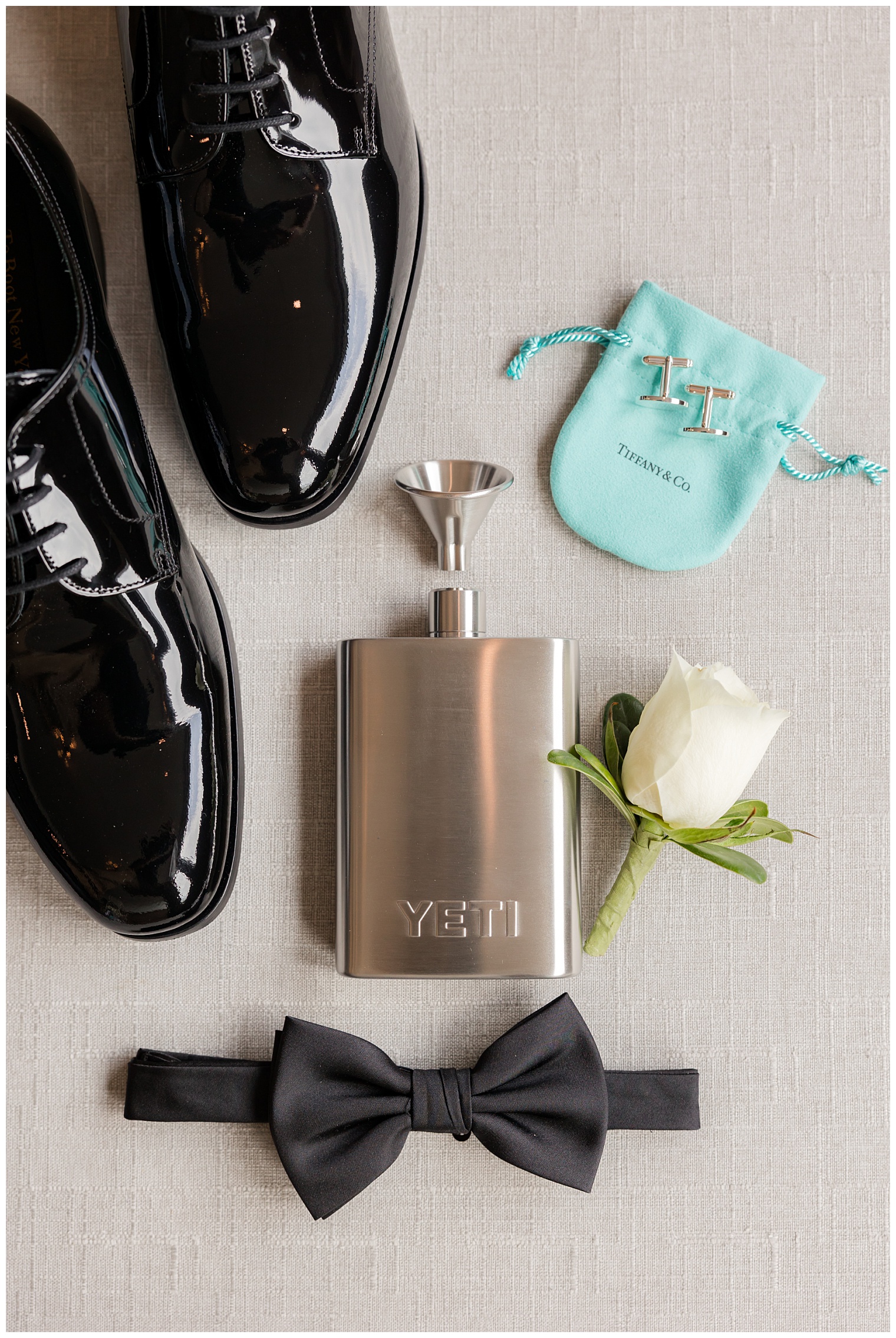 groom wedding detail