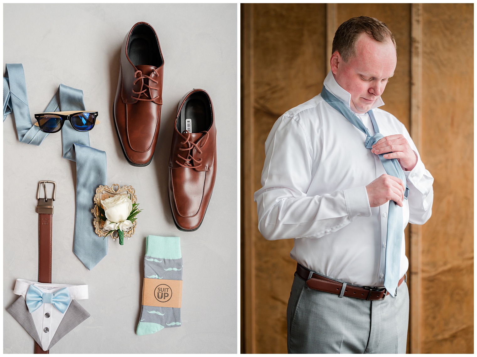 groom wedding details