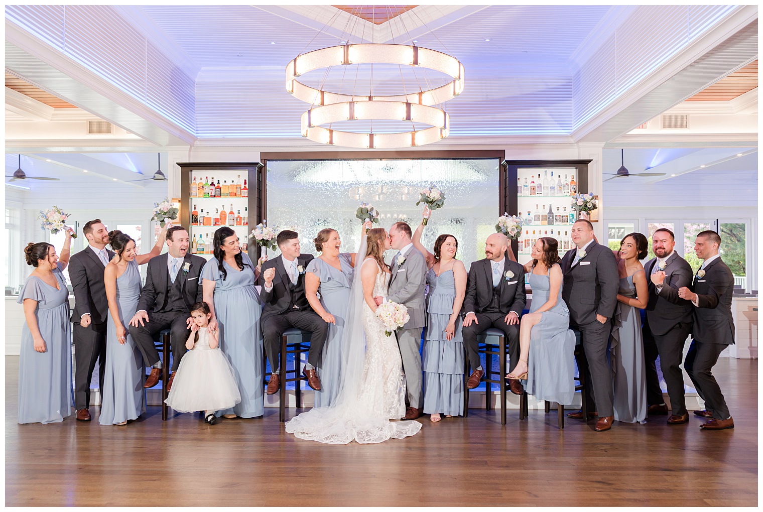 bride and groom with their courtship