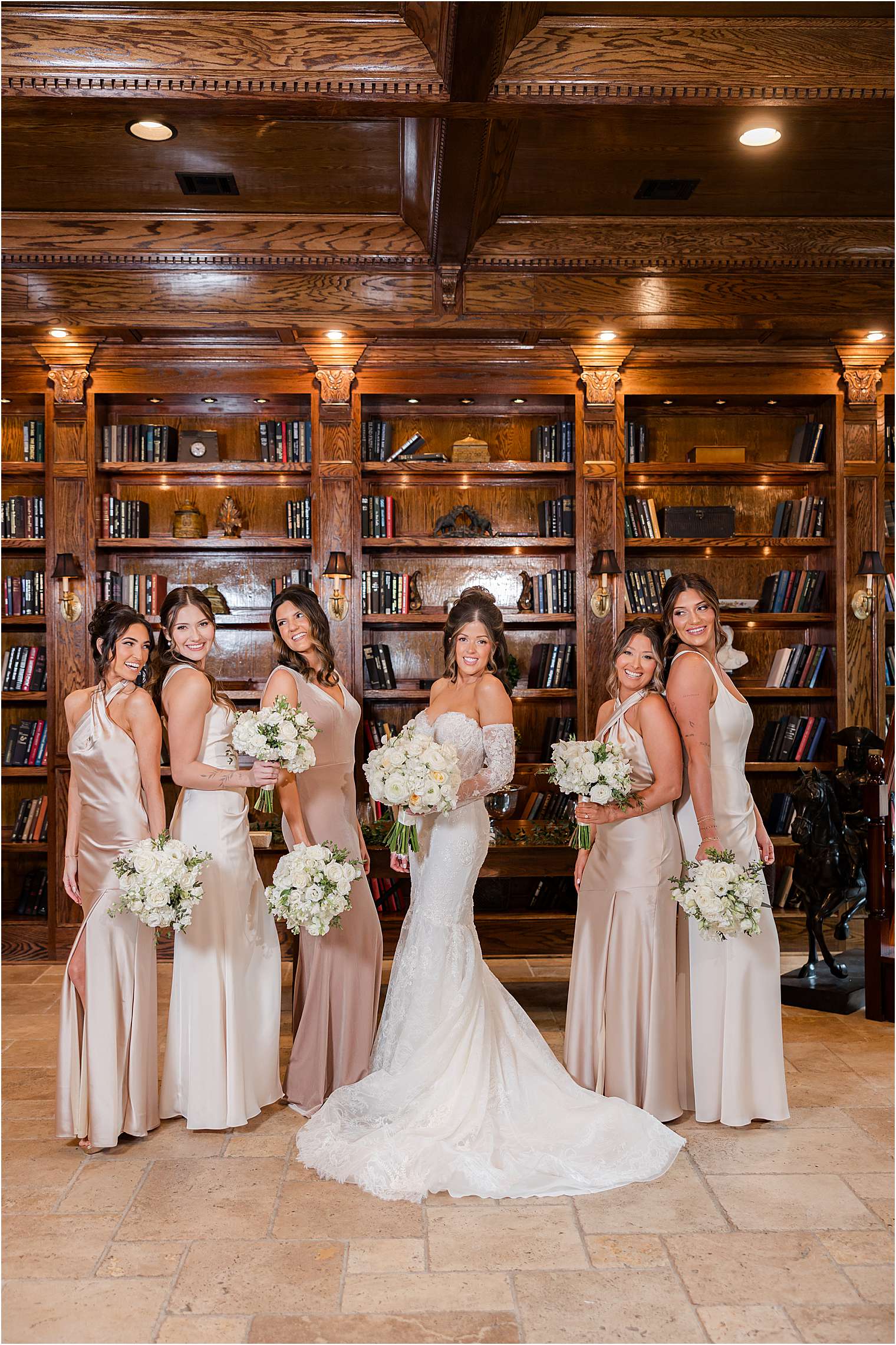 bridesmaids at Ashford Estate in Allentown NJ