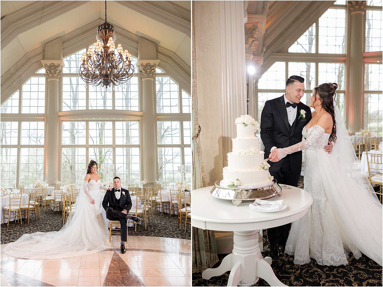 bride and groom at Ashford Estate in Allentown NJ